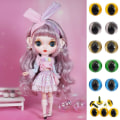 Miniatyrbillede 5 af 10: 10 stk/5 par Eyes Crafts Eyes Puppet Crystal Eyes 15MMBLÅ BLÅ 15mmBlue