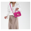 Miniatyrbilde 5 av 10: Crossbody Bag Messenger Bag ROSE RED Rose red