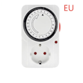Pikkukuva 1 / 7: Mekaaninen älykäs ajastinkytkin Ohjelmoitava elektroninen ajastus EU EU Plug