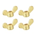 Pikkukuva 1 / 4: 4 kpl messinkisiipimutterit Butterfly Mutteri M5 M5