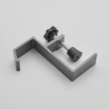Miniatyrbild 1 av 10: Skrivbord Sido Krok Väska Krok GRÅ Grey
