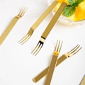 Pikkukuva 6 / 9: 6 kpl Fruit Fork Kahvi- set SILVER Silver