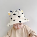 Miniatyrbillede 5 af 10: Baby Bucket Hat Solhætte SORT STYLE 2 STYLE 2 Black Style 2-Style 2