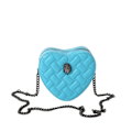 Miniatyrbild 1 av 10: Eagle Head Chain Bag Rhombus Brodered Thread Bag BLÅ blue