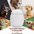 Miniatyrbillede 4 af 5: Pet Ask Box Hundeformet Urne Katte Box Ashes Keepsake