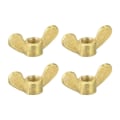 Pikkukuva 1 / 4: 4 kpl messinkisiipimutterit Butterfly Nut M10 M10