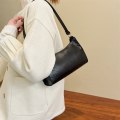 Miniatyrbilde 8 av 10: PU skinnveske Retro skinn skulderveske HVIT White