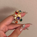 Pikkukuva 1 / 10: Fringe Open Ring Moniriippuvainen sormus MULTICOLOR multicolor