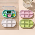 Miniatyrbillede 6 af 8: 6 Grids PillBox Pills Organizer Case BLÅ blue