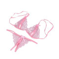 Miniatyrbild 1 av 6: Underkläder Full Set Öppen gren G-String ROSA Pink