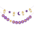 Miniatyrbillede 10 af 10: EID Mubarak Banner Ramadan Kareem Banner BLÅ