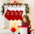 Miniatyrbillede 6 af 6: Julestrømper Julestrømpe E E E