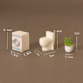 Miniatyrbillede 3 af 10: Dukkehus Mini Toilet Resin Toilet 3 3 3
