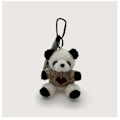 Miniatyrbillede 1 af 10: Panda Doll Nøgleringe Panda Pilot Pendant I I I