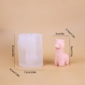 Miniatyrbillede 1 af 10: Alpaca Silikone Lyseform Silikone Form L L L