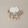 Miniatyrbillede 3 af 10: 10 stk Elastisk gummibånd Hårbånd Bowknot 2 2 2