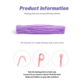 Pikkukuva 7 / 10: 100 kpl / set Chenille Varret Twist Stick Pehmoliuska RUOANINEN PINK pink