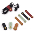 Miniatyrbilde 10 av 10: Cable Winder Øretelefon Kabel Winder WINE RED Wine Red