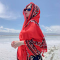 Pikkukuva 7 / 10: 90x180cm rantahuivi Bandana 2 2 2
