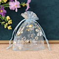 Miniatyrbillede 7 af 10: 20 stk./parti Organza smykkeposer Gavepakningsposer PINK 9X12CM Pink 9x12cm