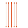 Pikkukuva 1 / 9: Kumikierrenauhat Silikonisiteet ORANSSIT orange