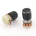 Miniatyrbilde 1 av 6: Potensiometer B10K 10K Ohm 13mm