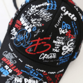 Miniatyrbillede 8 af 9: Graffiti Baseball Caps Visir Cap SORT 3 3 black 3-3