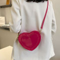 Miniatyrbild 7 av 10: Hjärtväska Crossbody-väska ROSE RED Rose Red