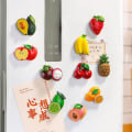 Pikkukuva 4 / 10: Simulaatio Fruit Jääkaappi Tarrat Hedelmät Jääkaappimagneetit Strawberries