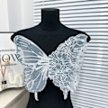 Miniatyrbild 1 av 10: Butterfly Patch Clothes Patches GRÖN A A Green A-A