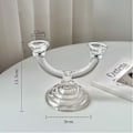 Miniatyrbild 6 av 10: Kristallljusstake Romersk ljusstake C C C