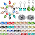 Pikkukuva 2 / 5: Crystal Birthstone Charms hummeri solmittava hyppysormukset