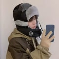 Pikkukuva 6 / 10: Earflap Hatut Bomber Cap MUSTA Black
