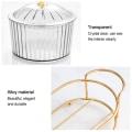 Miniatyrbilde 4 av 10: Salattallerken Tørket fruktfat HVIT 2 RETTER 2 RETTER white 2 grid-2 grid
