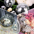 Miniatyrbillede 4 af 9: Mosaik Fliser Disco Fliser GULD 3200STK 3200STK gold 3200pcs-3200pcs