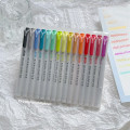 Pikkukuva 7 / 10: 5 väriä/laatikko set Fluoresoiva kynä G (15 kpl) G(15pcs)