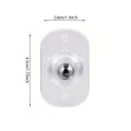 Miniatyrbilde 2 av 10: 4stk Universal Wheel Moving Rollers STÅLKULE STÅLKULE Steel Ball