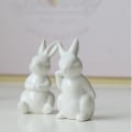 Miniatyrbild 9 av 10: Påskharefigurer Kaninskulptur C C C