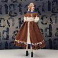 Miniatyrbilde 8 av 10: 11,5" dukkefrakk Elegante festklær 3 3 3