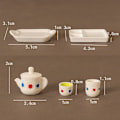 Miniatyrbillede 2 af 10: Dukkehus Miniature Tea Simulation Tea Pot 3 3 3