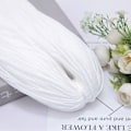Miniatyrbillede 1 af 9: Macrame Rope Nylon Cord HVID WHITE