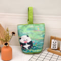 Miniatyrbilde 1 av 9: Panda Bucket Handbag Matpakke 3 3 3
