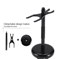 Miniatyrbillede 8 af 9: Mænd barberbladsholder Barberbørstestativ SORT black
