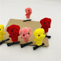 Miniatyrbillede 3 af 10: 10 stk Little Yellow Duck Plys hårnåle Spring Hårclips 03 03 03