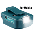 Miniatyrbilde 6 av 10: 14,4V-18V Li-ion batteriadapter Strømkildelader for Makita