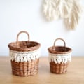 Pikkukuva 6 / 7: Rattan Basket Flower Basket B-S B-S B-S