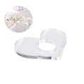 Miniatyrbilde 8 av 8: Akryl-tommelbokstøtte Hjerteformet boksideholder S S