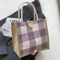 Miniatyrbilde 1 av 10: Matposer Tote Bag LILLA KNAPP KNAPP purple Button-Button