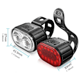 Pikkukuva 2 / 9: Pyöräilyn takavalo Pyöräilyn ajovalo TAKAVALO TAKAVALO Rear Light
