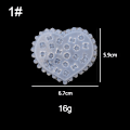 Miniatyrbillede 1 af 10: Negleform silikone stencils 1# 1# 1#